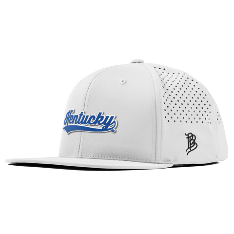 University of Kentucky "Kentucky Script" Flat Performance White 