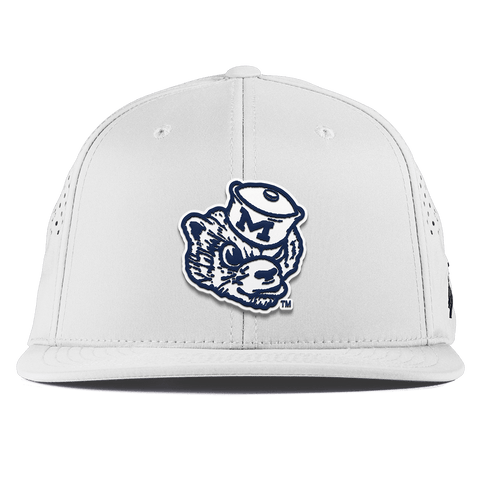 University of Michigan "Wolverbear" Flat Performance White