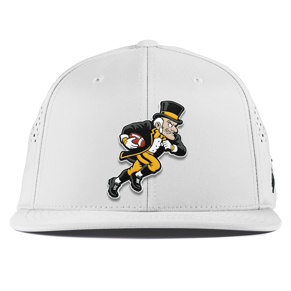 Wake Forest University "Rushing Deacon" Flat Performance White