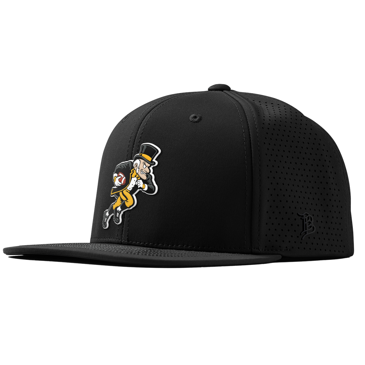 Wake Forest University "Rushing Deacon" Flat Elite XGen® Black