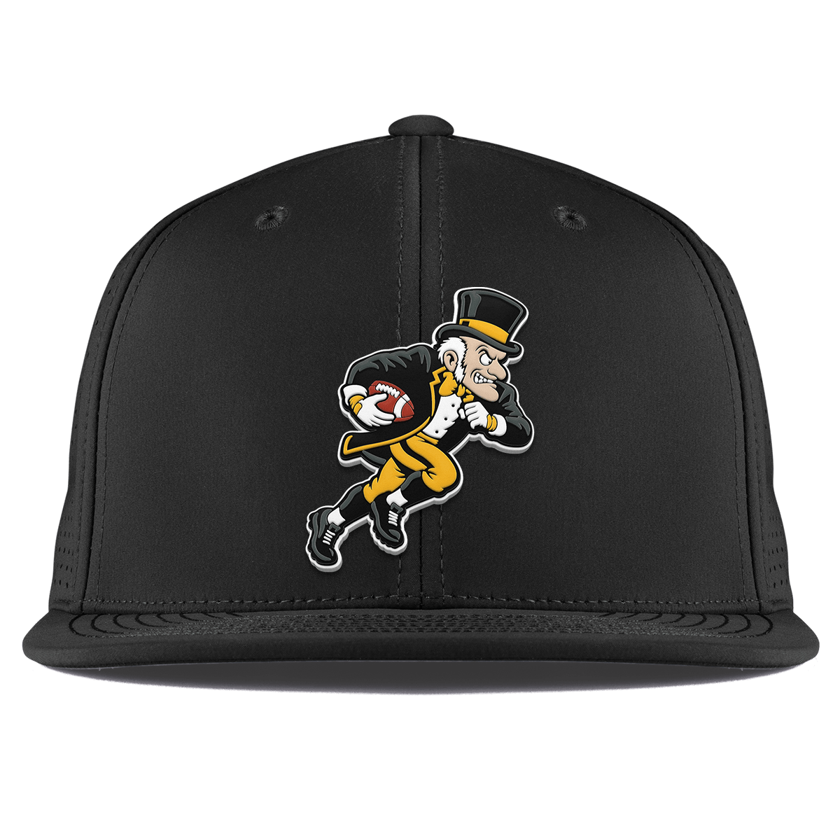 Wake Forest University "Rushing Deacon" Flat Elite XGen® Black