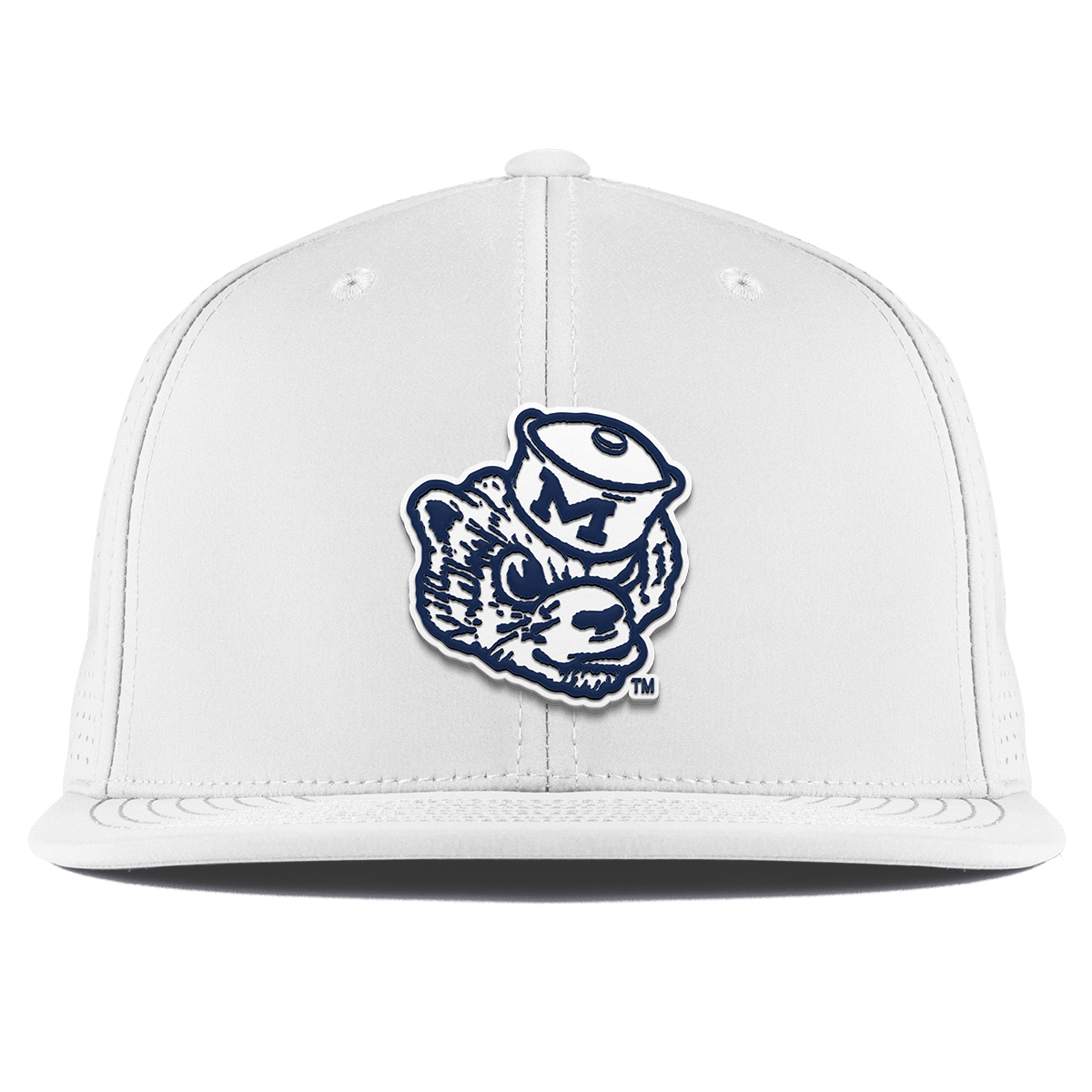 University of Michigan "Wolverbear" Flat Elite XGen® White