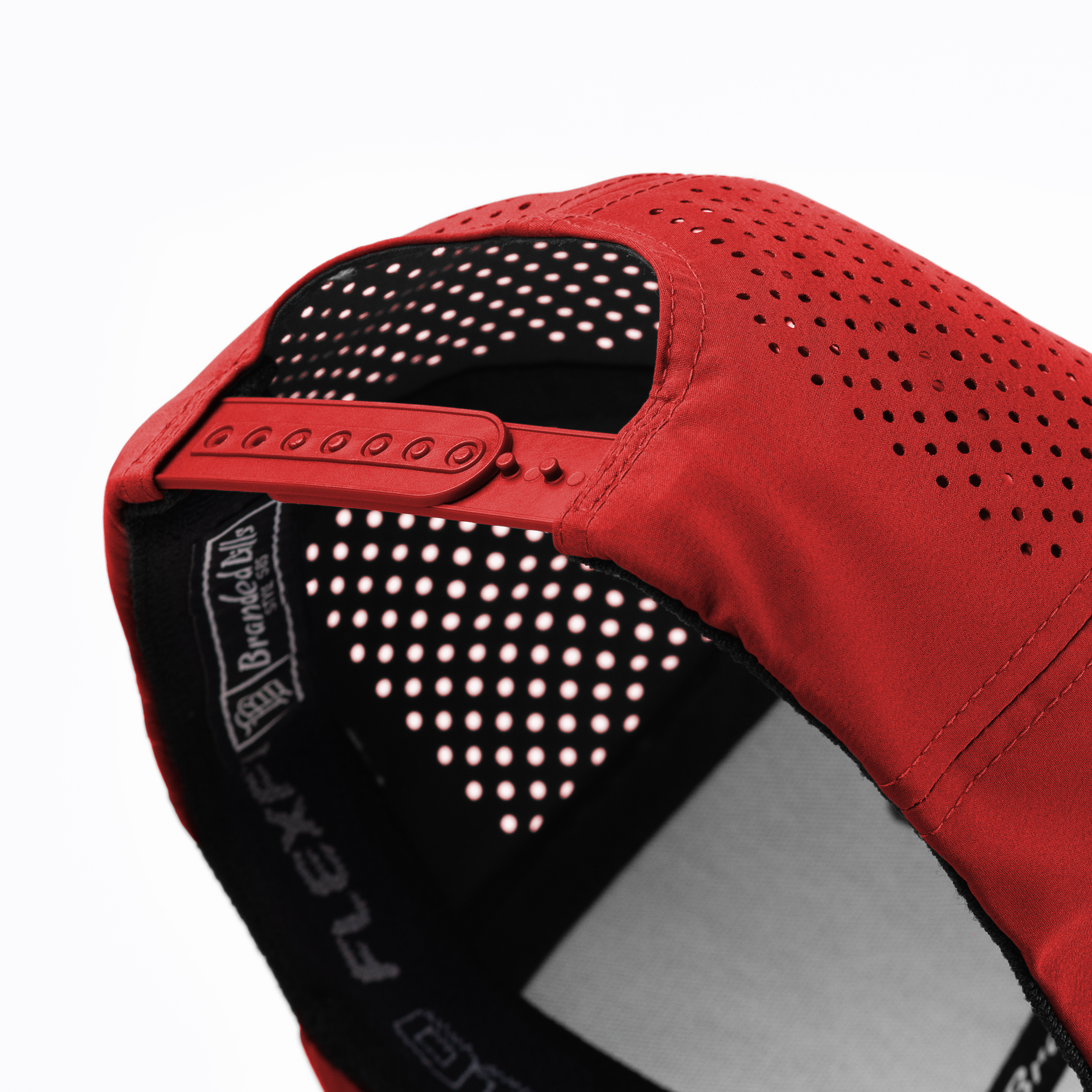 Bare Flat Performance Red Snapback