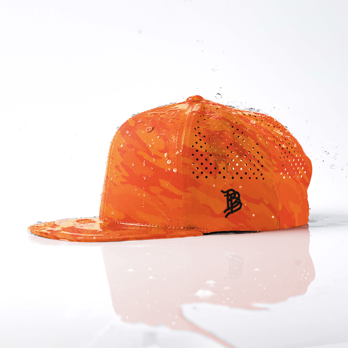 Bare Flat Performance Blaze Orange Camo Water