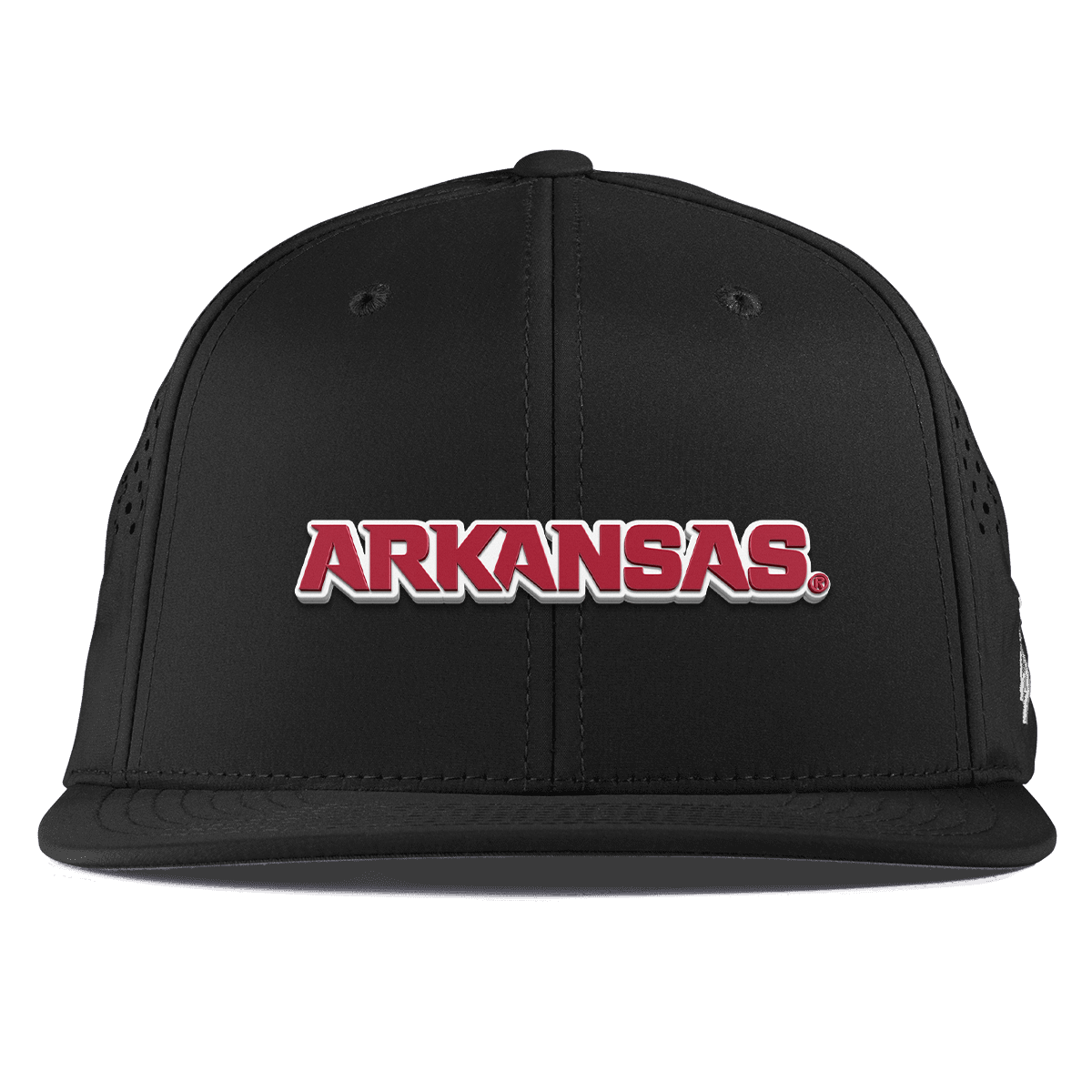 University of Arkansas "Arkansas Block" Flat Performance Black