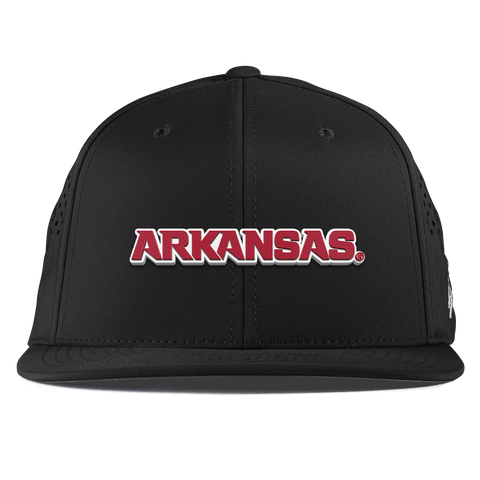 University of Arkansas "Arkansas Block" Flat Performance Black