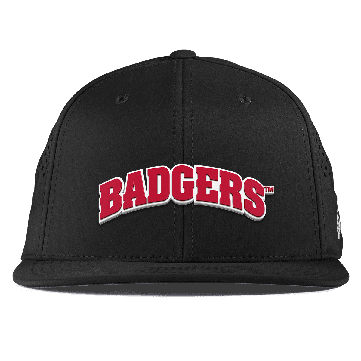 University of Wisconsin "Badgers Block" Flat Performance Black