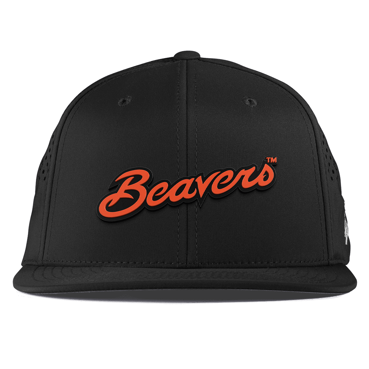 Oregon State University "Beavers Script" Flat Performance Black