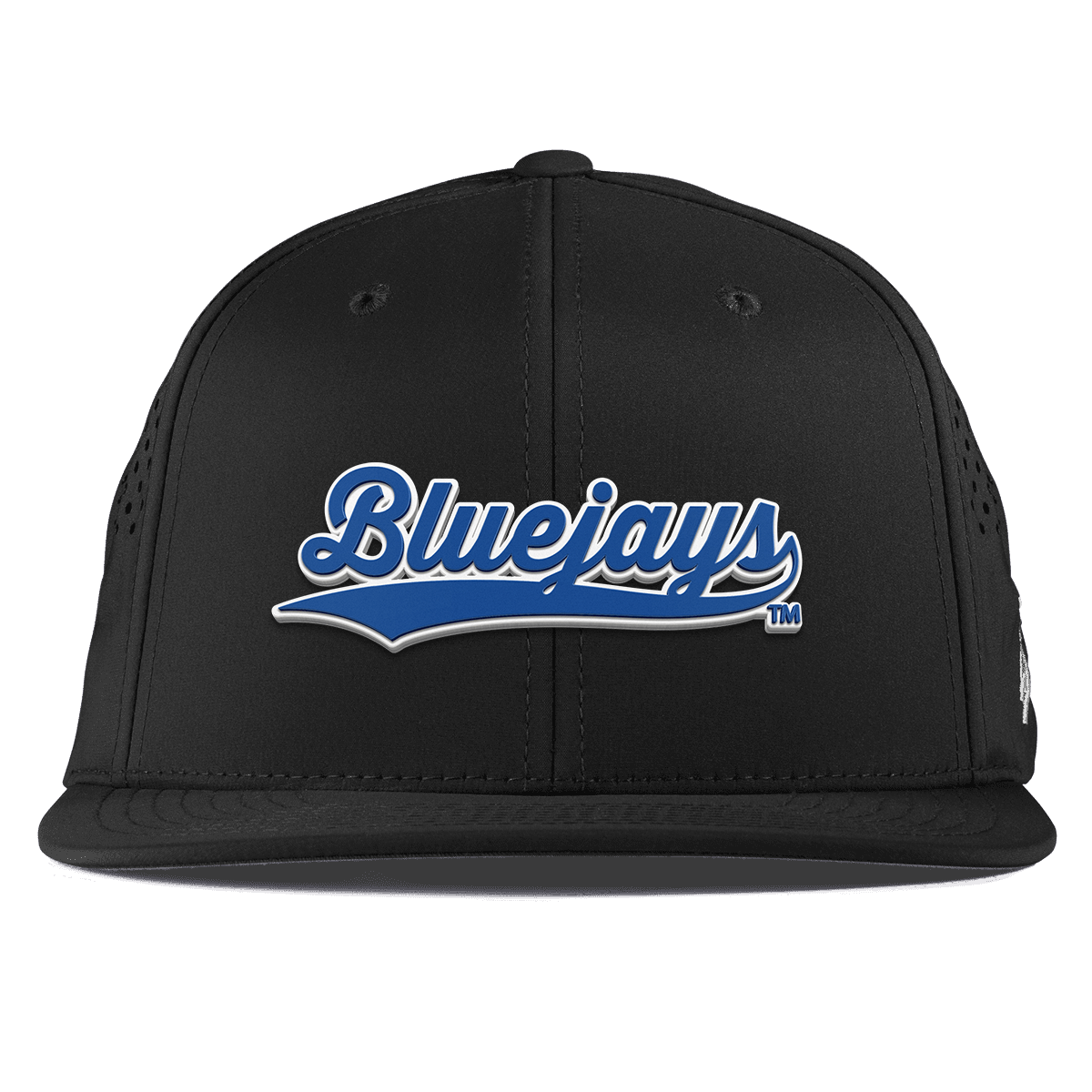 Creighton University "Bluejays Script" Flat Performance Black