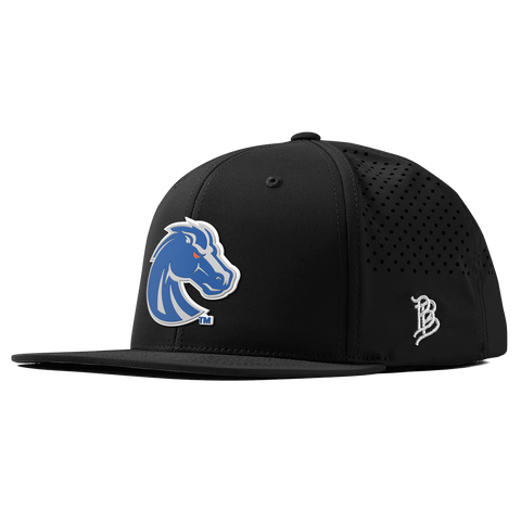 Boise State University "Boise State Broncos Gray" Flat Performance Black