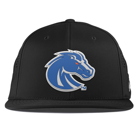 Boise State University "Boise State Broncos Gray" Flat Performance Black