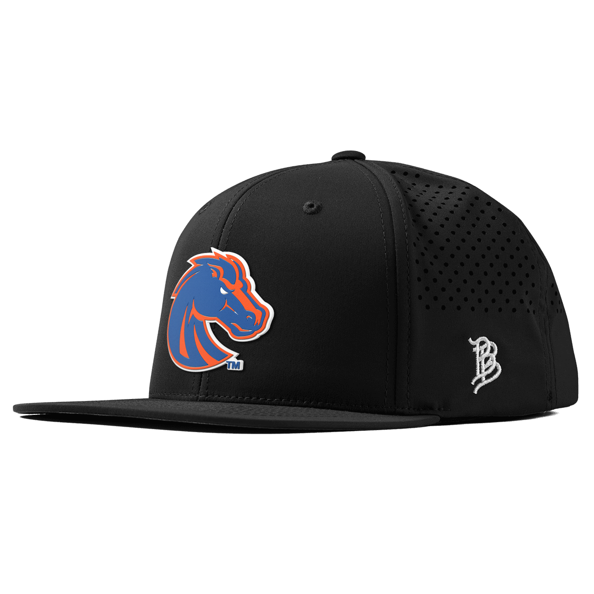 Boise State University "Boise State Broncos Orange" Flat Performance Black