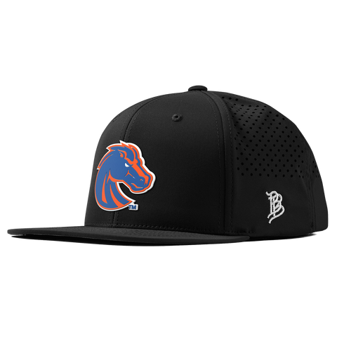 Boise State University "Boise State Broncos Orange" Flat Performance Black