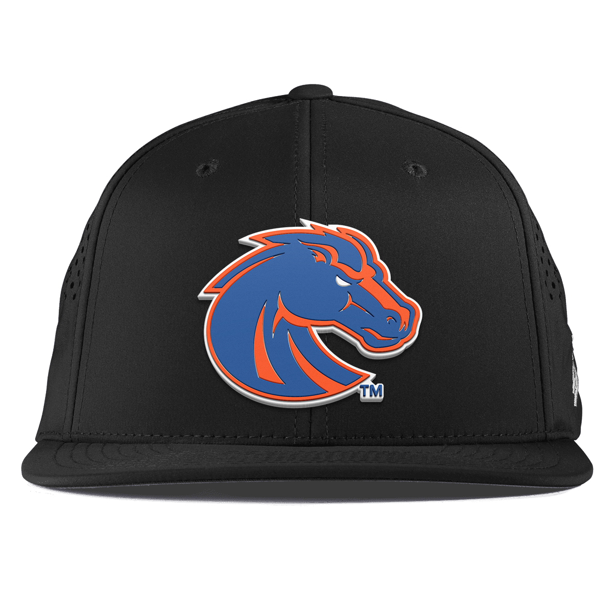 Boise State University "Boise State Broncos Orange" Flat Performance Black
