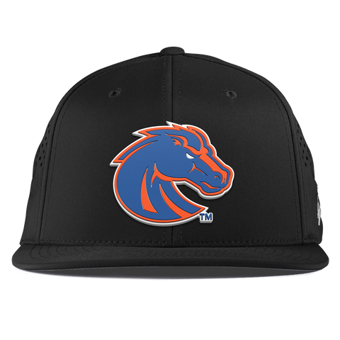 Boise State University "Boise State Broncos Orange" Flat Performance Black