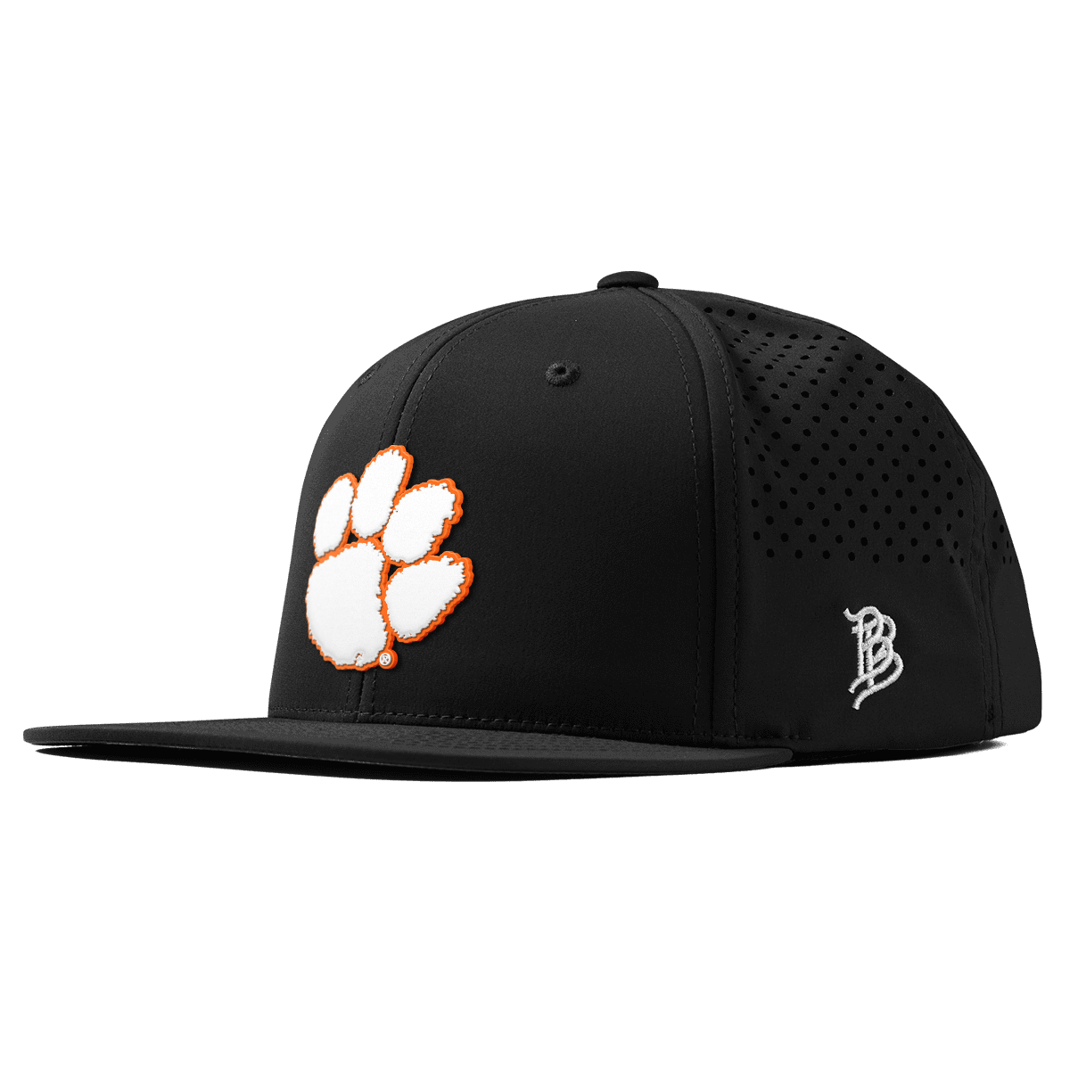 Clemson University "Clemson Tigers Paw" Flat Performance Black