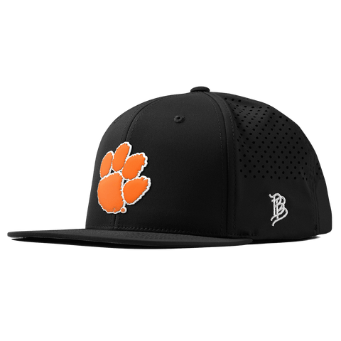 Clemson University "Clemson Tiger Paw" Flat Performance Black