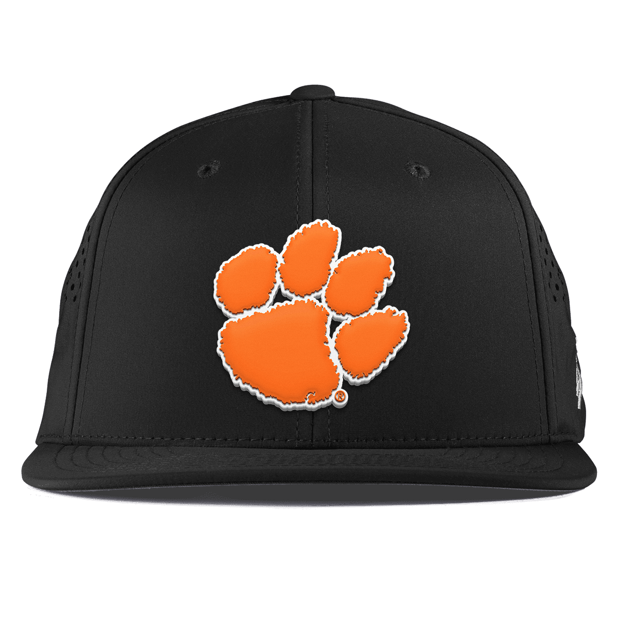 Clemson University "Clemson Tiger Paw" Flat Performance Black