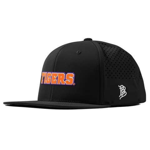 Clemson University "Clemson Tigers Block" Flat Performance Black