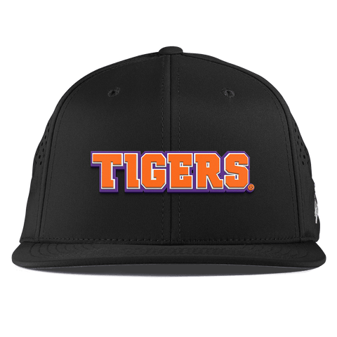 Clemson University "Clemson Tigers Block" Flat Performance Black