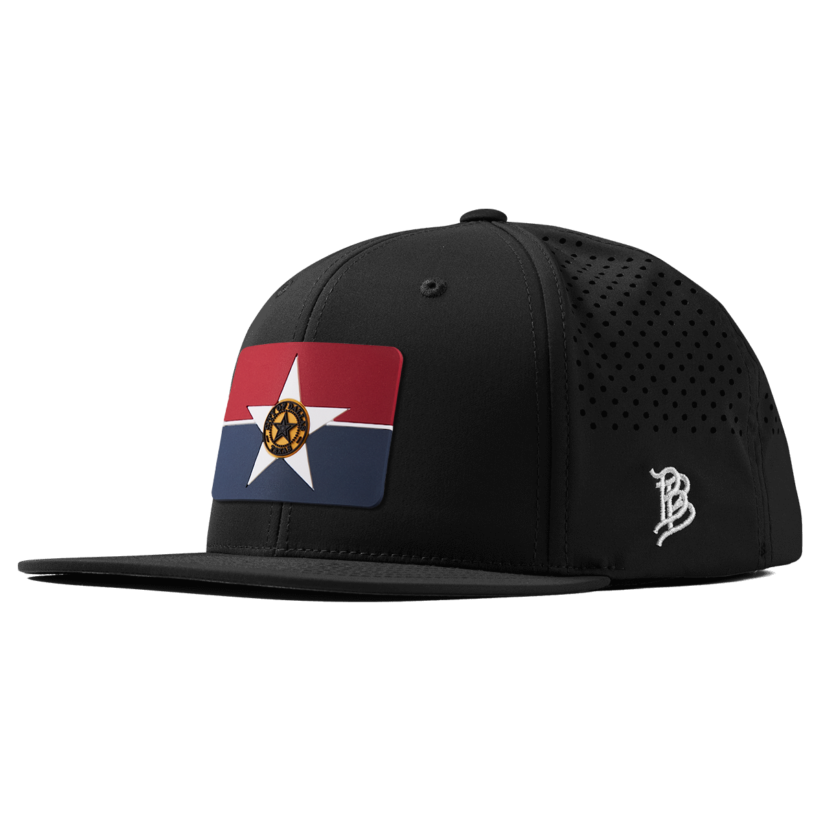 Dallas Flag Flat Performance Black