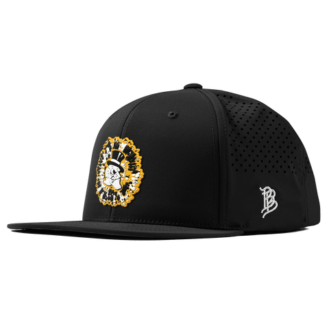 Wake Forest University "Deacons Tie Dye" Flat Performance Black