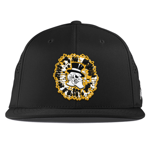 Wake Forest University "Deacons Tie Dye" Flat Performance Black