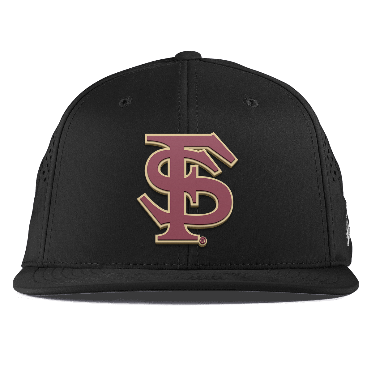 Florida State University "FSU Block" Flat Performance Black