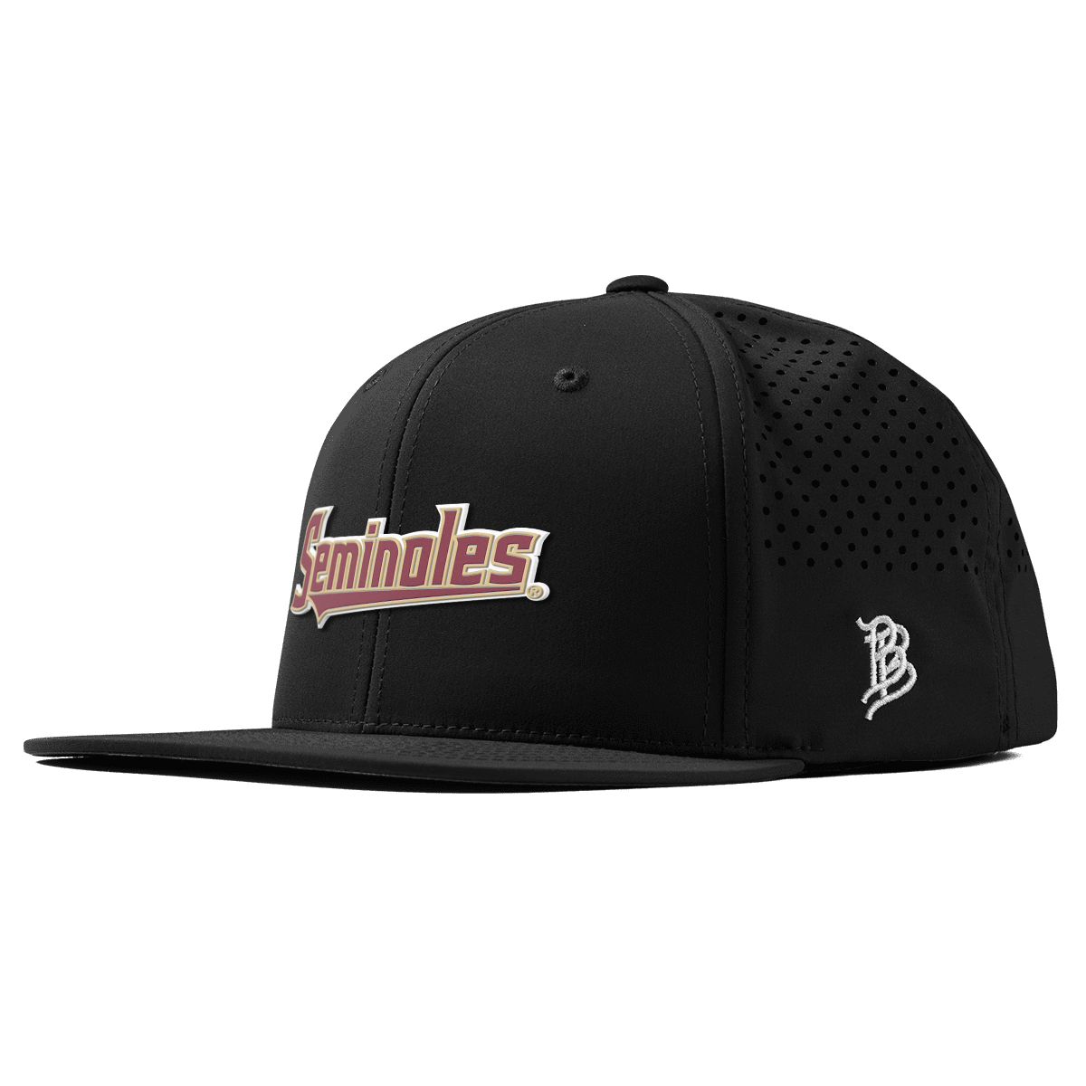 Florida State University "FSU Seminoles Block" Flat Performance Black