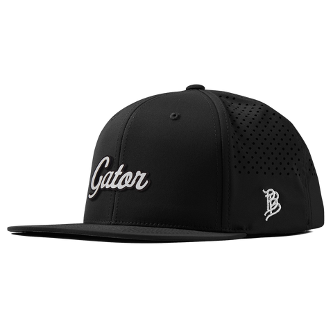 Gator Script White Flat Performance Black