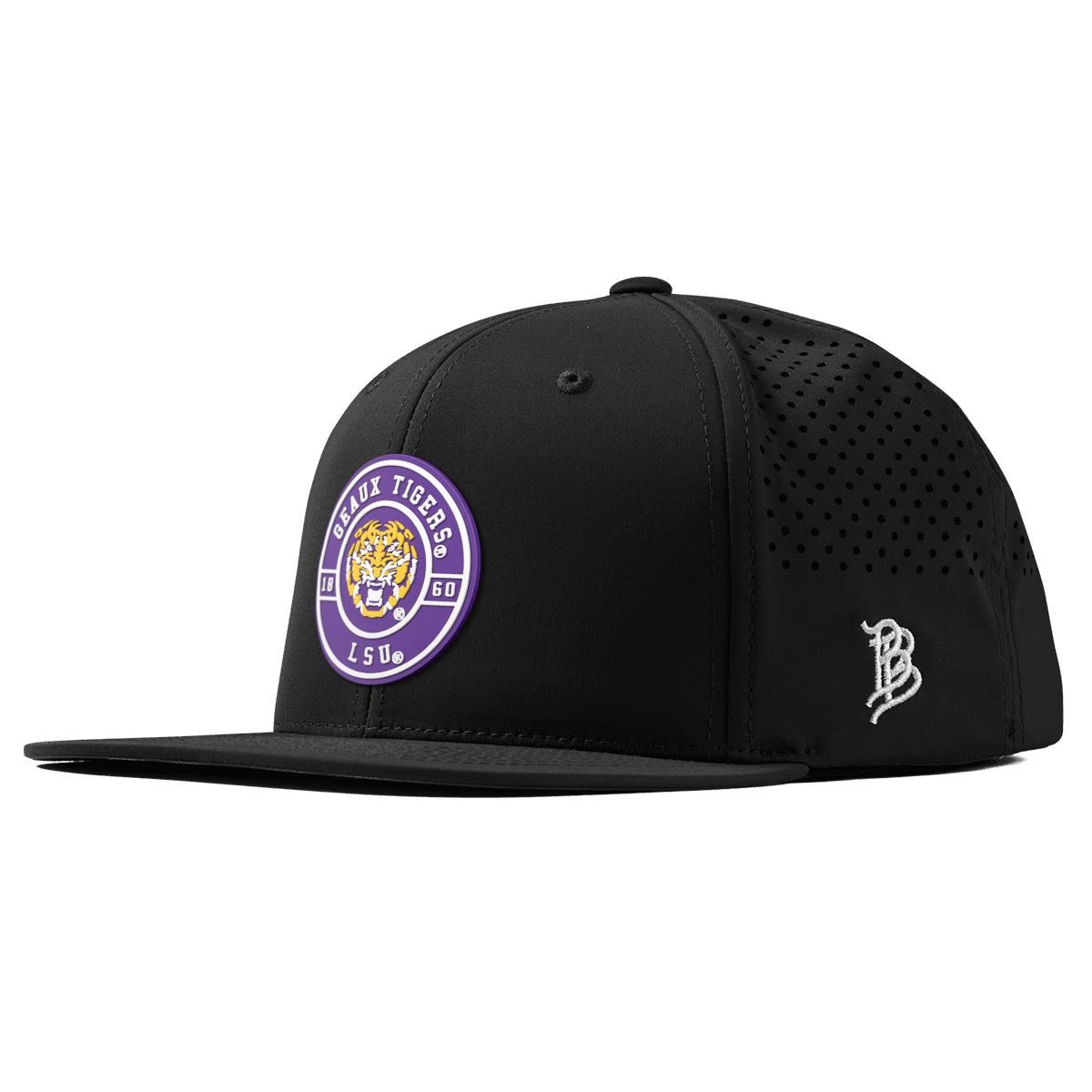 Louisiana State University "Geaux LSU Tigers" Flat Performance Black