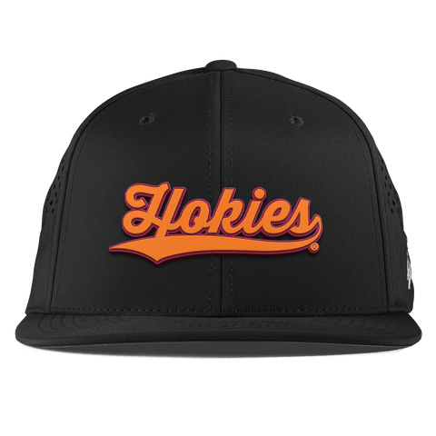 Virginia Tech University "Hokies Script" Flat Performance Black