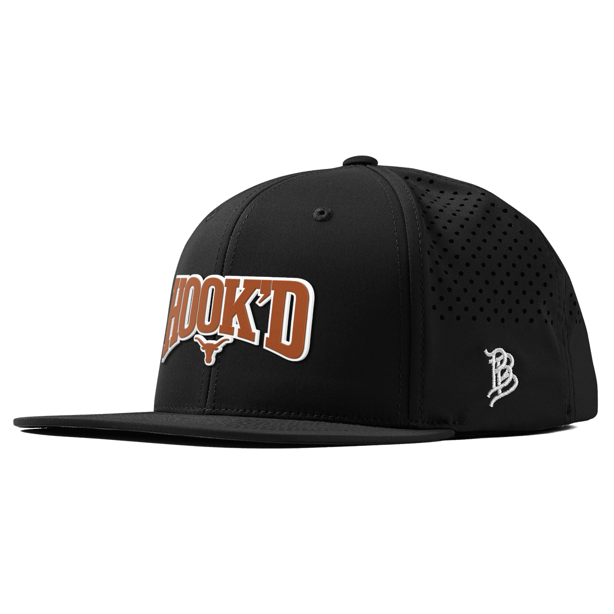 University of Texas "Hook'D" Flat Performance Black 