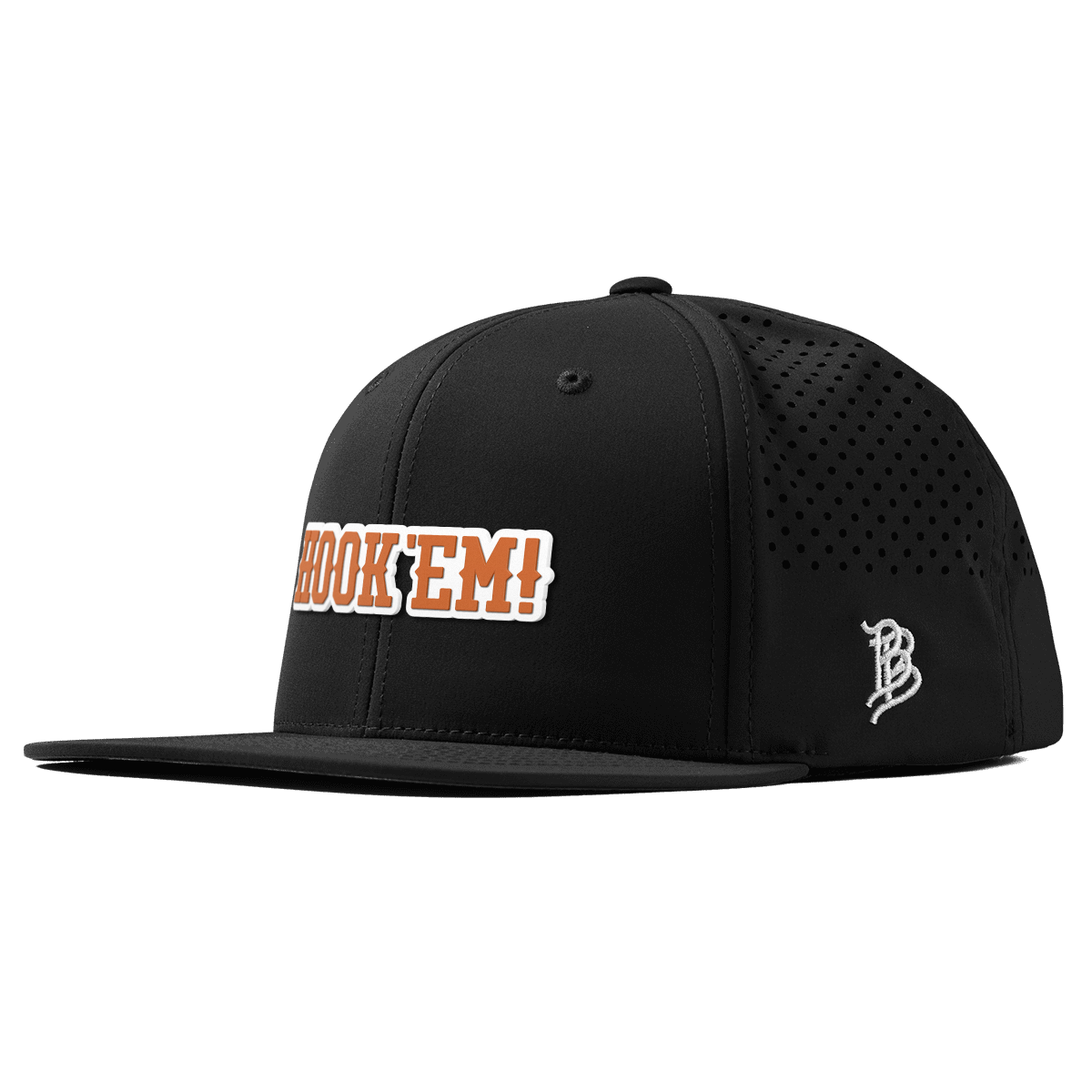 University of Texas "Hook'Em Horns" Flat Performance Black