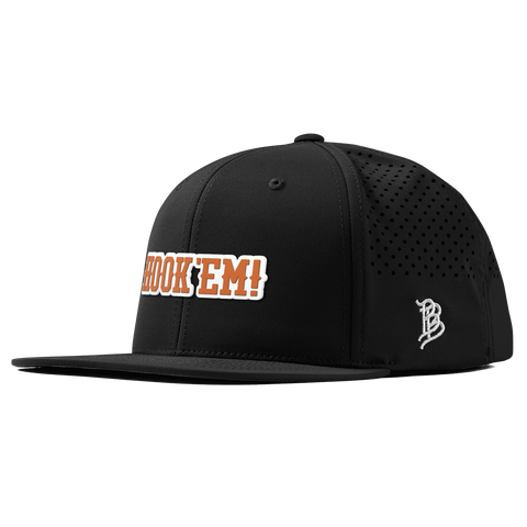 University of Texas "Hook'Em Horns" Flat Performance Black