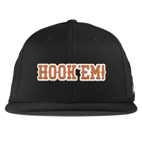 University of Texas "Hook'Em Horns" Flat Performance Black