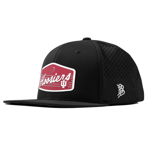Indiana University "Hoosiers Football" Flat Performance Black