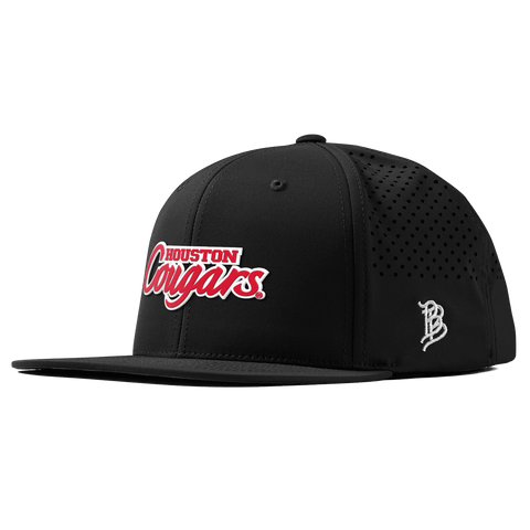 University of Houston "Houston Cougars" Flat Performance Black 