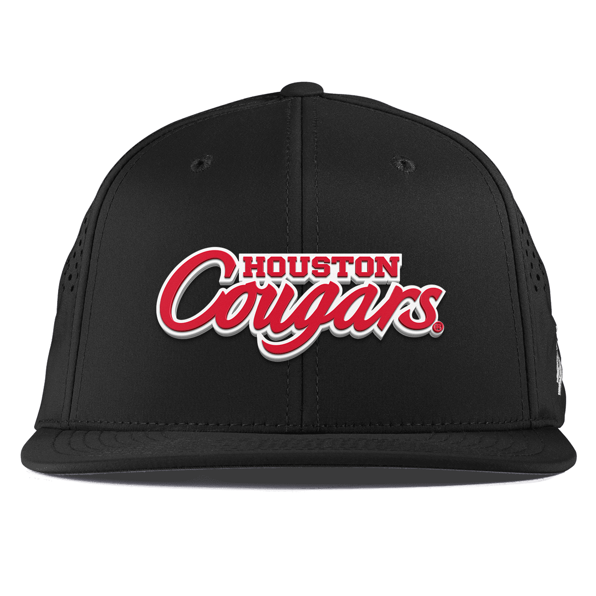 University of Houston "Houston Cougars" Flat Performance Black 