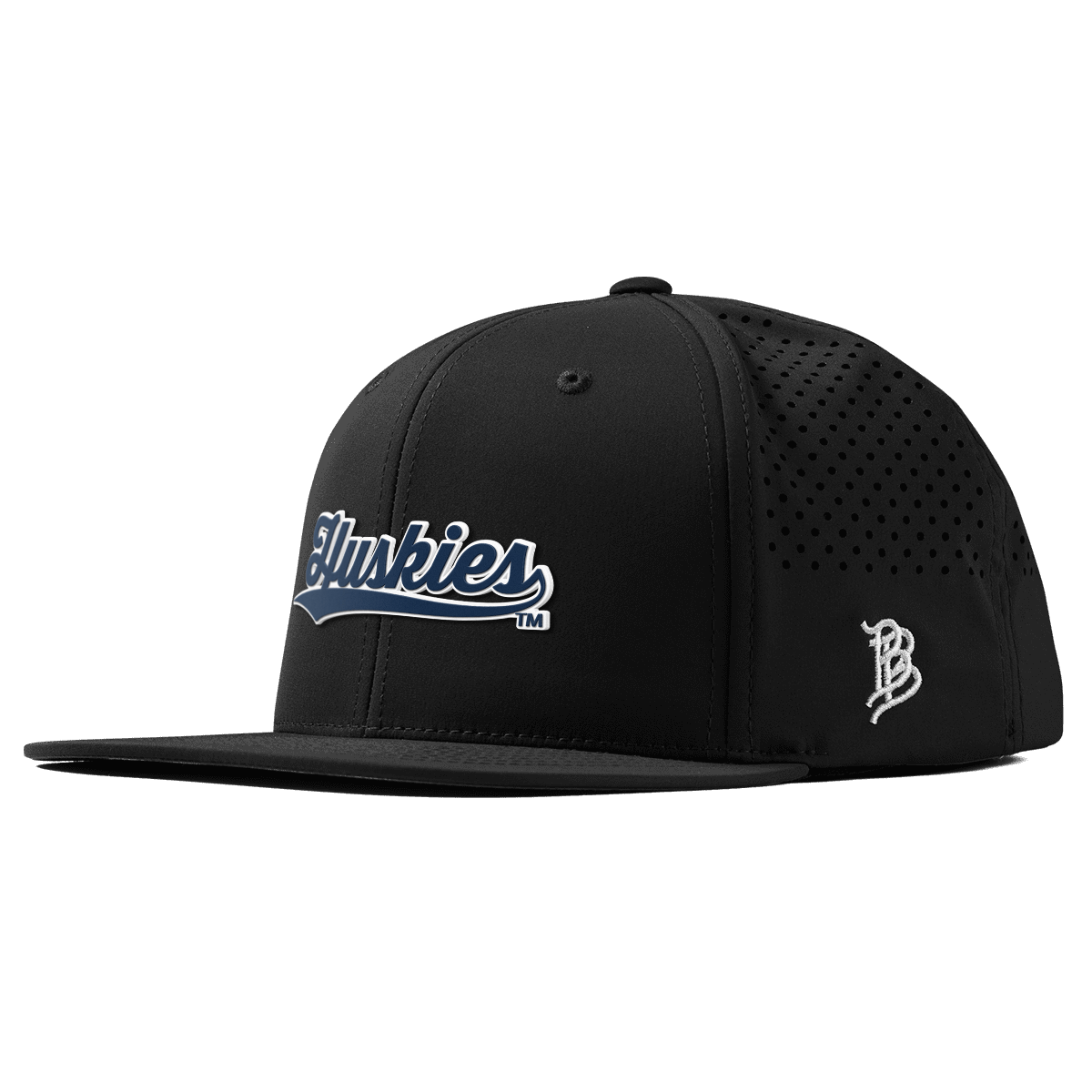 University of Connecticut "Huskies Script" Flat Performance Black