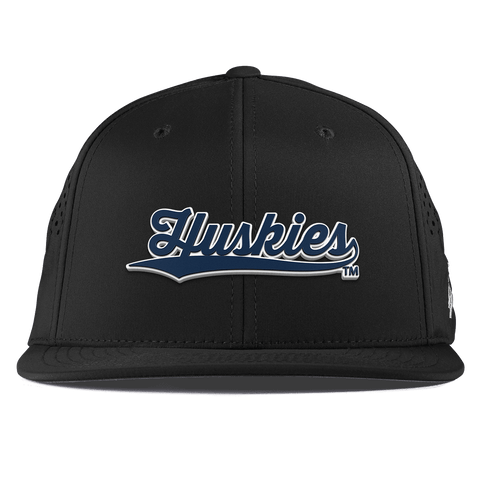 University of Connecticut "Huskies Script" Flat Performance Black