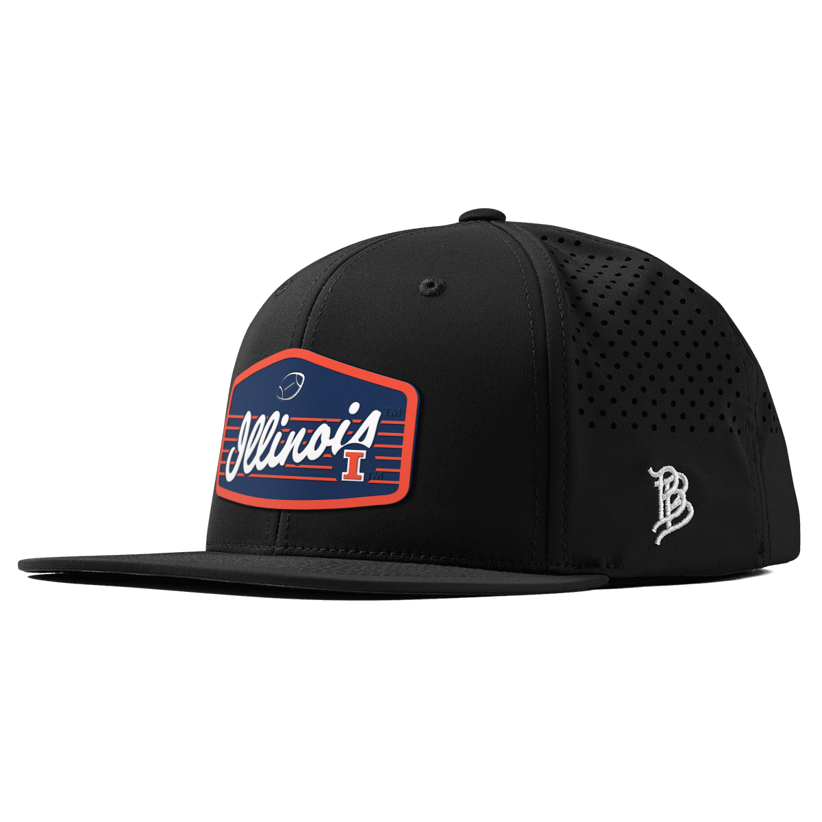 University of Illinois "Illini Football" Flat Performance Black