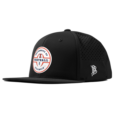 University of Illinois "Illinois Football Legacy" Flat Performance Black