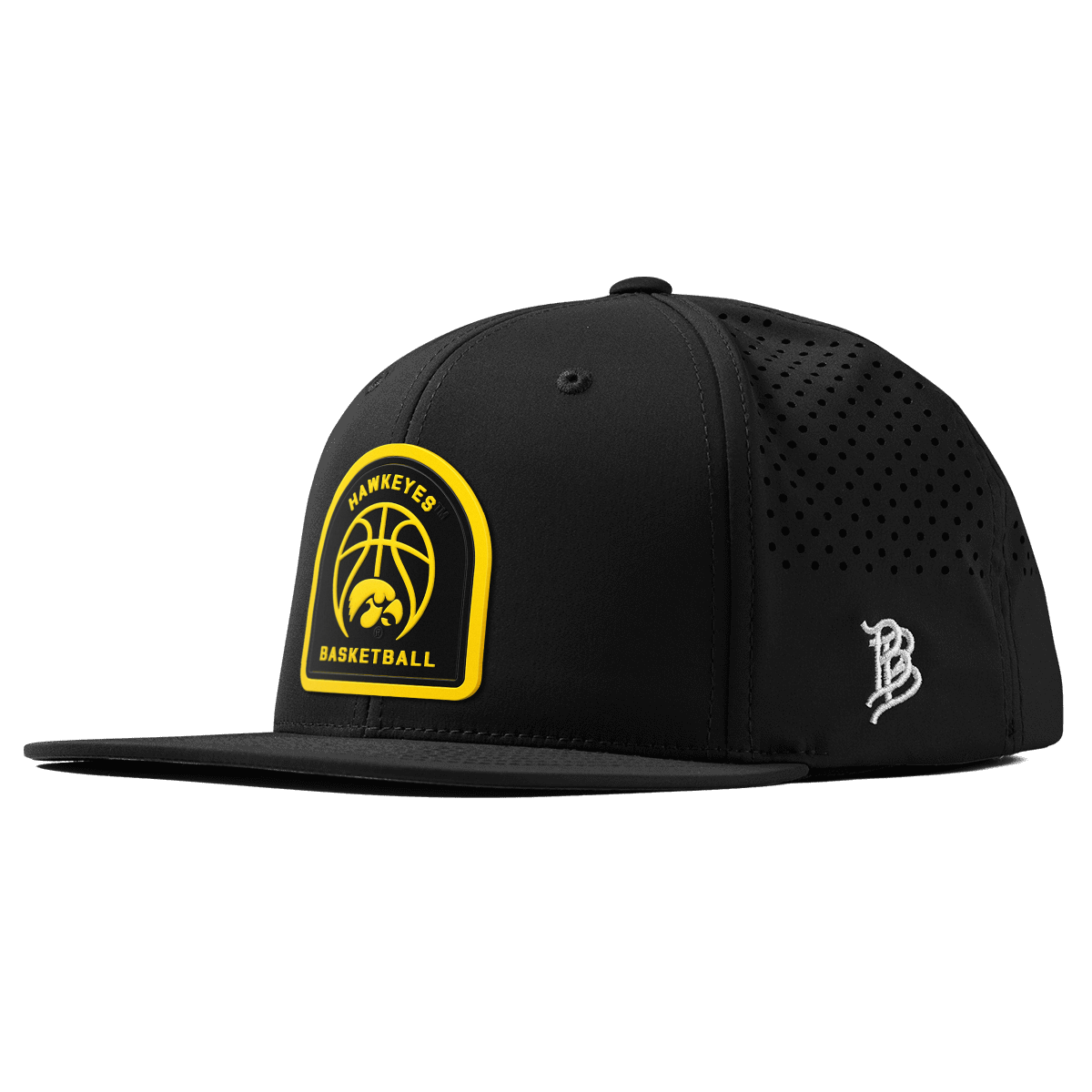 University of Iowa "Iowa Basketball" Flat Performance Black