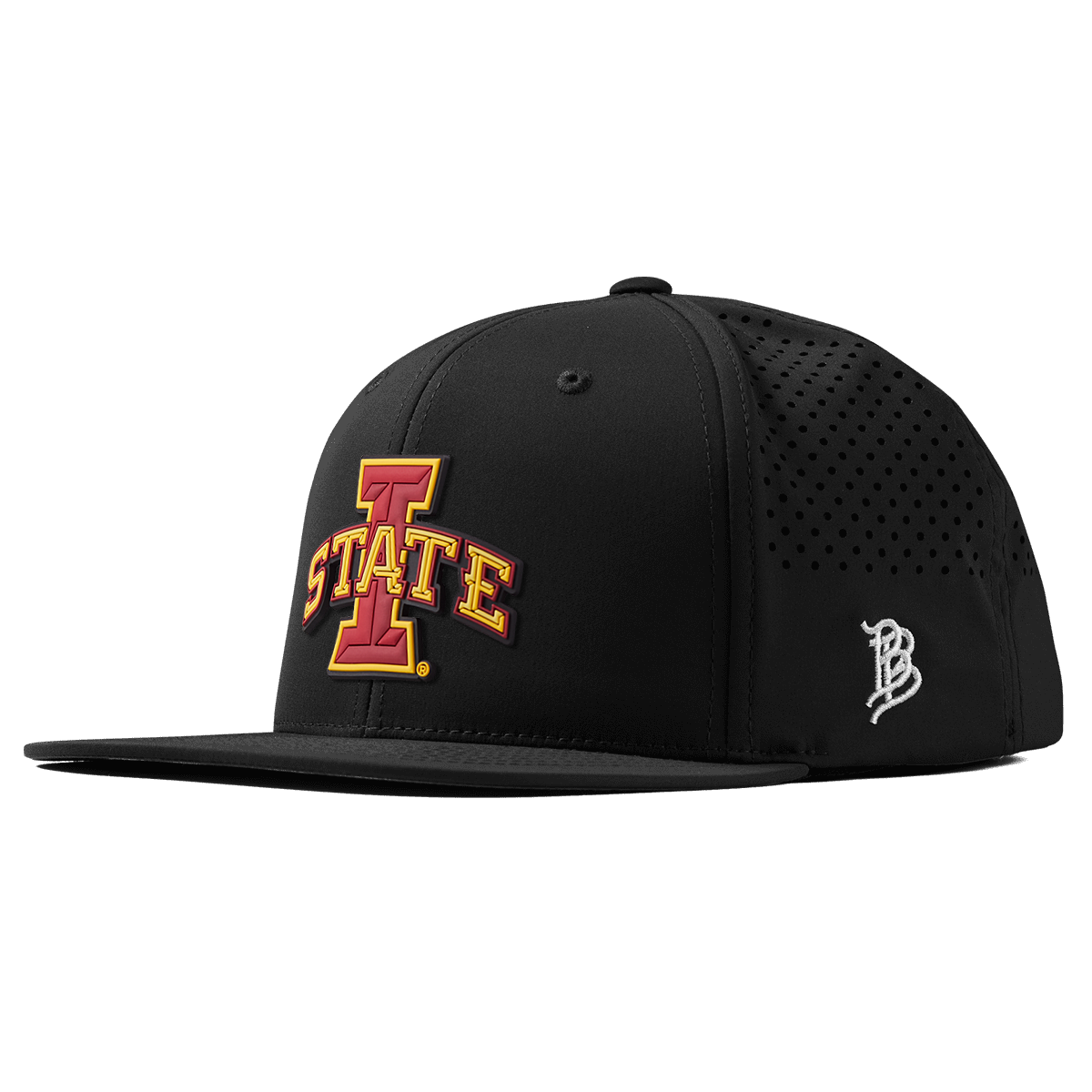 Iowa State University "Iowa State Red & Gold" Flat Performance Black