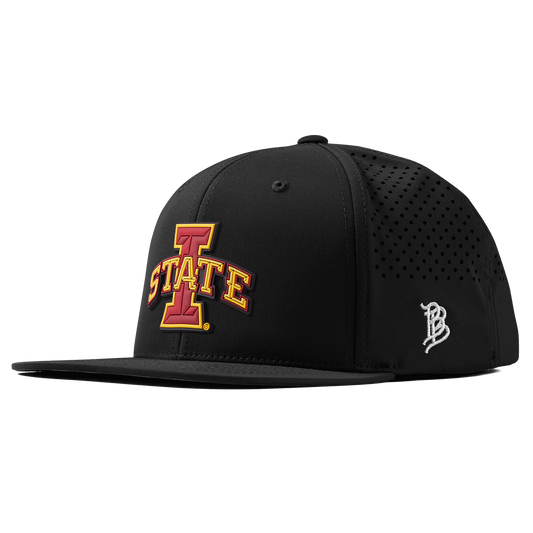Iowa State University "Iowa State Red & Gold" Flat Performance Black