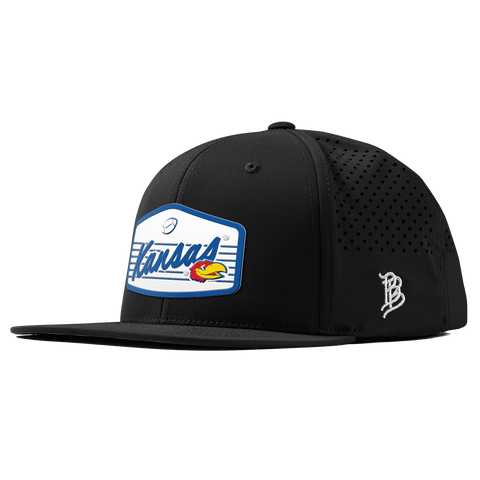 University of Kansas "Jayhawks Football" Flat Performance Black