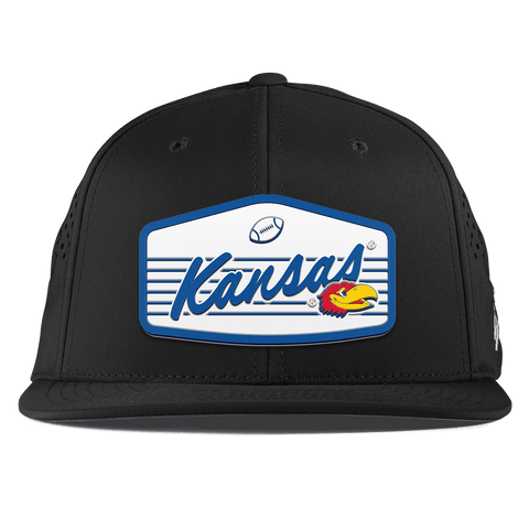 University of Kansas "Jayhawks Football" Flat Performance Black
