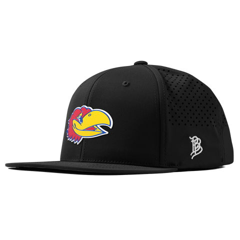 University of Kansas "KU Big Jay" Flat Performance Black