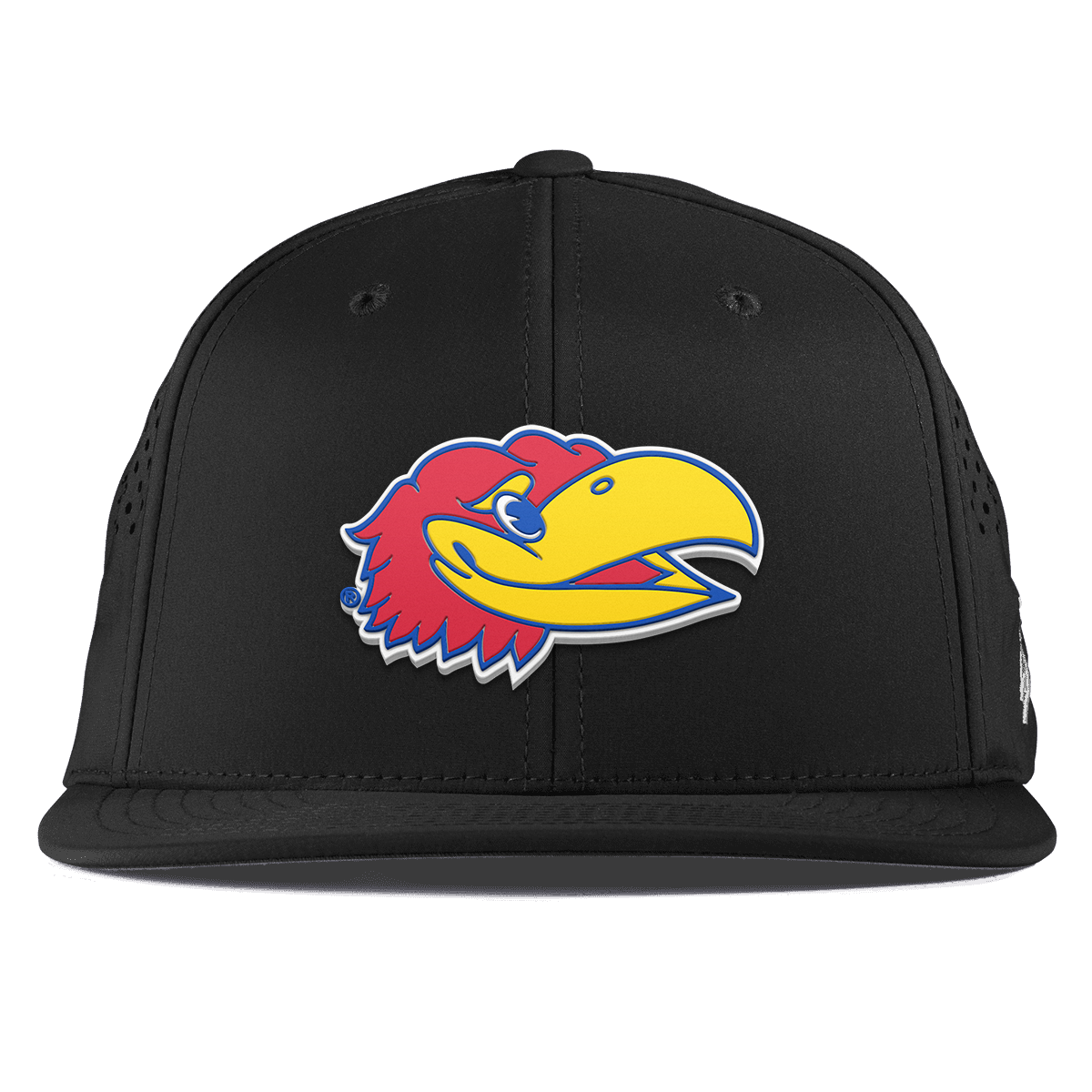 University of Kansas "KU Big Jay" Flat Performance Black